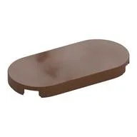 Tile Round 2 x 4, Reddish Brown