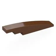 Brick Curved 1 x 6, Reddish Brown