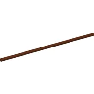Hose Rigid 3mm D. 14L / 11.2cm, Reddish Brown