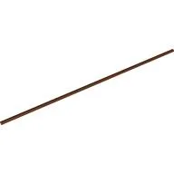 Hose Rigid 3mm D. 24L / 19.2cm, Reddish Brown