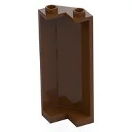 Panel 2 x 2 x 5 Corner, Reddish Brown