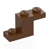 Bracket 1 x 3 x 1 1/3, Reddish Brown