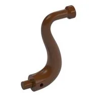 Animal Body Part / Plant, Tail / Trunk / Tentacle / Tongue / Vine / Tree Branch (Long Tip), Reddish Brown