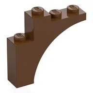Brick Arch 1 x 4 x 3, Reddish Brown