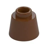 Cone 1.17 x 1.17 x 2/3 (Fez), Reddish Brown