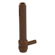 Cylinder 1 x 5 1/2 with Handle (Friction Cylinder), Reddish Brown