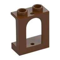 Window 1 x 2 x 2 Castle, Reddish Brown