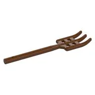 Equipment Pitchfork / Fork, Flat End [Soft], Reddish Brown