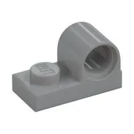 Plate Special 1 x 2 with Pin Hole on Top, Light Bluish Gray
