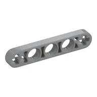 Technic Beam 1 x 5 Thin with Axle Holes on Ends, Light Bluish Gray