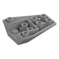 Brick Wedged, Sloped Inverted 4 x 4 Triple [4 Connections between Front Studs], Light Bluish Gray