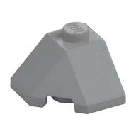 Brick Wedged, Sloped 45° 2 x 2 Corner, Light Bluish Gray