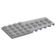 Wedge Plate 4 x 9 with Stud Notches, Light Bluish Gray