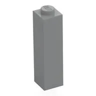 Brick 1 x 1 x 3, Light Bluish Gray