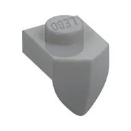 Plate Special 1 x 1 with Vertical Tooth, Light Bluish Gray