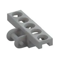 Technic Link Tread with Beveled Edge, Light Bluish Gray