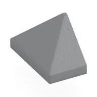 Brick Sloped 45° 2 x 1 Triple with Inside Stud Holder, Light Bluish Gray