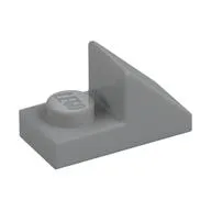 Brick Sloped 45° 2 x 1 with 2/3 Cutout [New Version], Light Bluish Gray