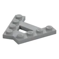 Wedge Plate 4 Stud 45° Angle Plate, Light Bluish Gray
