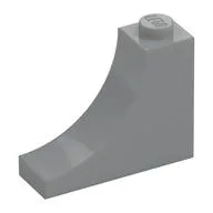 Brick Curved 1 x 3 x 2 Inverted [Inside Bow], Light Bluish Gray