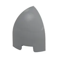 Brick Round Curved 1 x 1 x 1 1/3 Quarter Dome, Light Bluish Gray