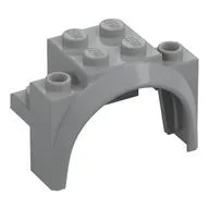 Wheel Arch, Mudguard 4 x 2 1/2 x 2 1/3, Light Bluish Gray