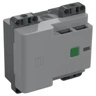 Hub, Powered Up 4-Port (Technic Control+) - Clip Opening, Light Bluish Gray