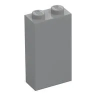 Brick 1 x 2 x 3 with Bottom Stud Holder, Light Bluish Gray