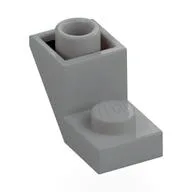 Brick Sloped Inverted 45° 2 x 1 with 2/3 Cutout, Light Bluish Gray