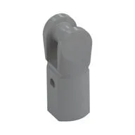 Bar Holder with Hole and Bar Handle, Light Bluish Gray