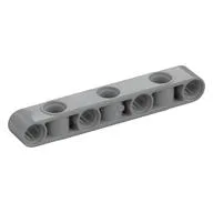 Technic Beam 1 x 7 Thick with Alternating Holes, Light Bluish Gray