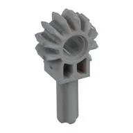 Technic Arm with Gear 8 Tooth and 1.5L Axle, Light Bluish Gray