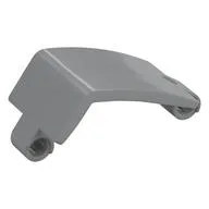 Technic Panel Curved and Bent 6 x 3, Light Bluish Gray