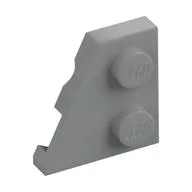 Wedge Plate 2 x 2 Left, Light Bluish Gray