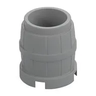 Barrel 2 x 2 x 2, Light Bluish Gray