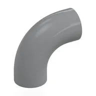 Brick Round 1 x 1 diameter Tube with 90 Degree Elbow (2 x 2 x 1) and Axle Holes (Crossholes) at each end, Light Bluish Gray