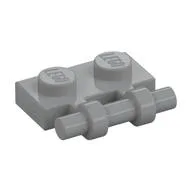 Plate Special 1 x 2 Side Handle [Free Ends], Light Bluish Gray