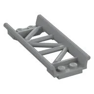 Vehicle Track, Roller Coaster Straight 8L, Light Bluish Gray
