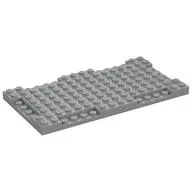 Plate Special 8 x 16 x 2/3 with Six Recessed Edges, Light Bluish Gray