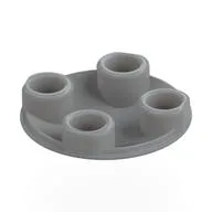 Plate Round 2 x 2 with Rounded Bottom [Boat Stud], Light Bluish Gray