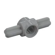 Technic Pin Connector Hub with 2 Axles, Light Bluish Gray