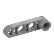 Technic Beam 1 x 4 Thin with Stud Connector, Light Bluish Gray