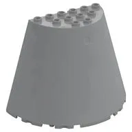 Cone Half 10 x 5 x 6 [Plain], Light Bluish Gray