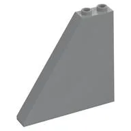 Brick Sloped 55° 1 x 6 x 5 with Bottom Stud Holders, Light Bluish Gray