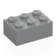 Brick 2 x 3, Light Bluish Gray