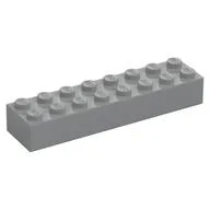 Brick 2 x 8, Light Bluish Gray
