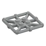 Plate Special 2 x 2 with Bar Frame Square, Light Bluish Gray
