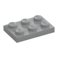 Plate 2 x 3, Light Bluish Gray