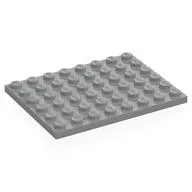 Plate 6 x 8, Light Bluish Gray