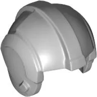 Helmet Rebel Pilot, Center Ridge [Plain], Light Bluish Gray